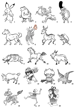 画像ギャラリー No.004のサムネイル画像 / 絵巻風のケモノがバトル。タワーディフェンスゲーム「超獣ギガ大戦」が5月17日に配信