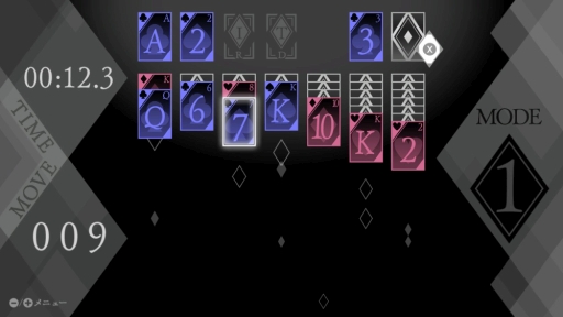 画像ギャラリー No.002のサムネイル画像 / Switch向け「ソリティア クロンダイク BLACK」が配信開始。2019年1月22日までの期間限定で30%OFF