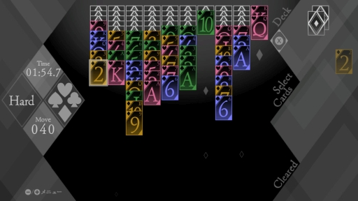 画像ギャラリー No.006のサムネイル画像 / Switch向け「ソリティア クロンダイク BLACK」が配信開始。2019年1月22日までの期間限定で30%OFF