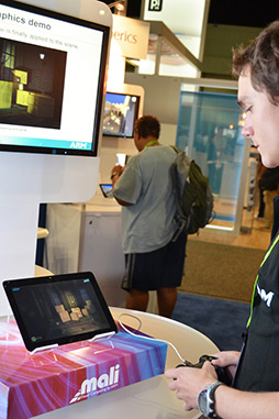 ꡼ No.007 | SIGGRAPHDirectX 11ΥեåޡȥեˡMali-T604פμưǥ⤬줿ExhibitionŸݡȡԡ