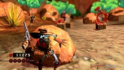 画像ギャラリー No.003のサムネイル画像 / 座ったままでもプレイできるKinect専用タイトル「The Gunstringer」が10月6日に発売。購入特典は「Fruits Ninja Kinect」の無料ダウンロードコード