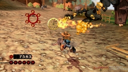 画像ギャラリー No.004のサムネイル画像 / 座ったままでもプレイできるKinect専用タイトル「The Gunstringer」が10月6日に発売。購入特典は「Fruits Ninja Kinect」の無料ダウンロードコード