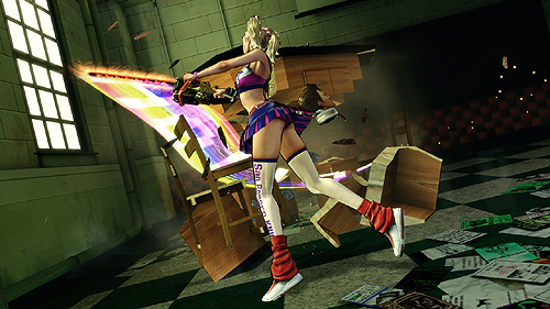 画像ギャラリー No.002のサムネイル画像 / 「LOLLIPOP CHAINSAW」の最新情報とムービーが到着。本作の世界設定から,主人公ジュリエットの基本アクションやコンボまでをチェック