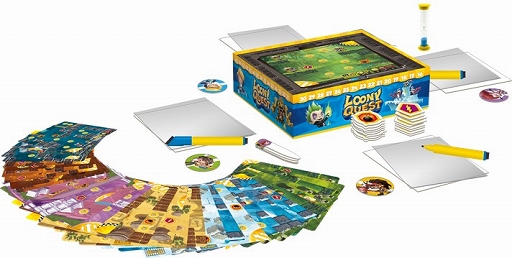 画像集#002のサムネイル/面クリア型ボードゲーム「ルーニークエスト/LOONY QUEST」が10月中旬に発売