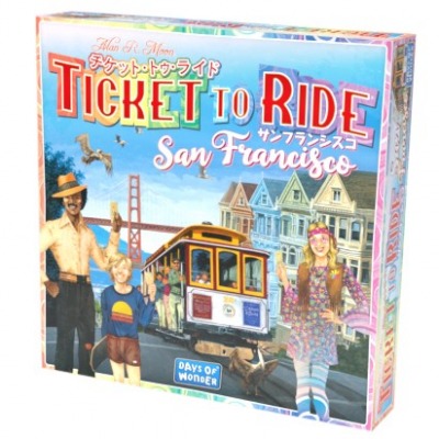 画像ギャラリー No.001のサムネイル画像 / 「チケット・トゥ・ライド:サンフランシスコ」の日本語版が9月下旬に発売
