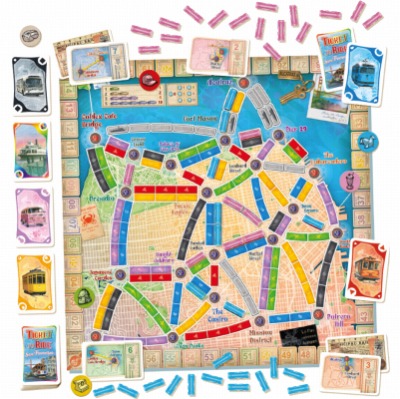 画像ギャラリー No.002のサムネイル画像 / 「チケット・トゥ・ライド:サンフランシスコ」の日本語版が9月下旬に発売