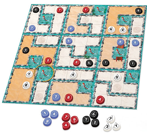 画像ギャラリー No.001のサムネイル画像 / 陣取りゲーム「広場-数の石庭-」の日本語版が11月下旬に発売へ