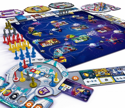 宇宙を旅してミッションをこなすボードゲーム「スターシップ