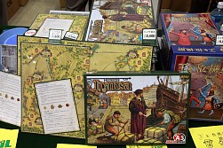 画像集#070のサムネイル/アナログゲームの祭典「ゲームマーケット2014春」。ボードゲーム界の“今”が垣間見える会場の模様を,写真と共にお届け