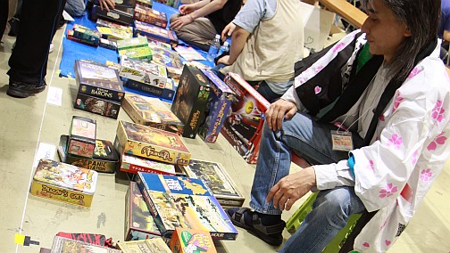 画像集#099のサムネイル/アナログゲームの祭典「ゲームマーケット2014春」。ボードゲーム界の“今”が垣間見える会場の模様を,写真と共にお届け