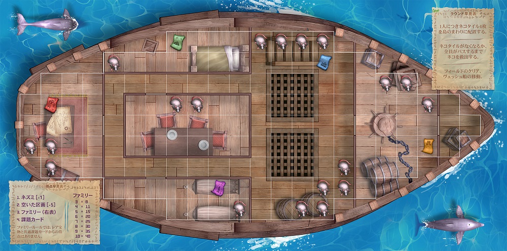 ボードゲーム「アイル・オブ・キャッツ」と「エバーデール 拡張 真珠の入り江」の完全日本語版が2020年12月17日に発売