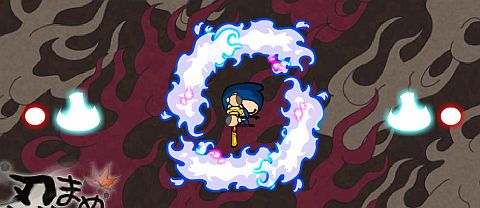 画像ギャラリー No.006のサムネイル画像 / 「忍まめ」,手裏剣・速剣・金棒の必殺技「奥義」グラフィックスが公開