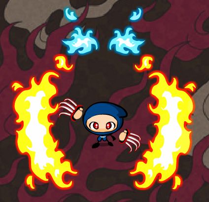 画像ギャラリー No.006のサムネイル画像 / 「忍まめ」,新たに鎖・爪・小太刀の必殺技「奥義」のグラフィックスを公開