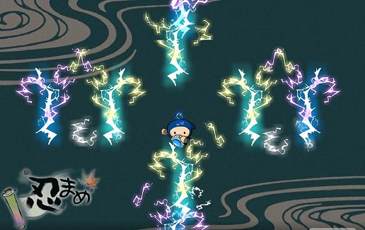 画像ギャラリー No.005のサムネイル画像 / 簡単だけど奥深い! シーアンドシーメディア初のブラウザゲーム「忍まめ」プレイレポート。手軽なアクション操作とパズルのようなゲーム性が魅力