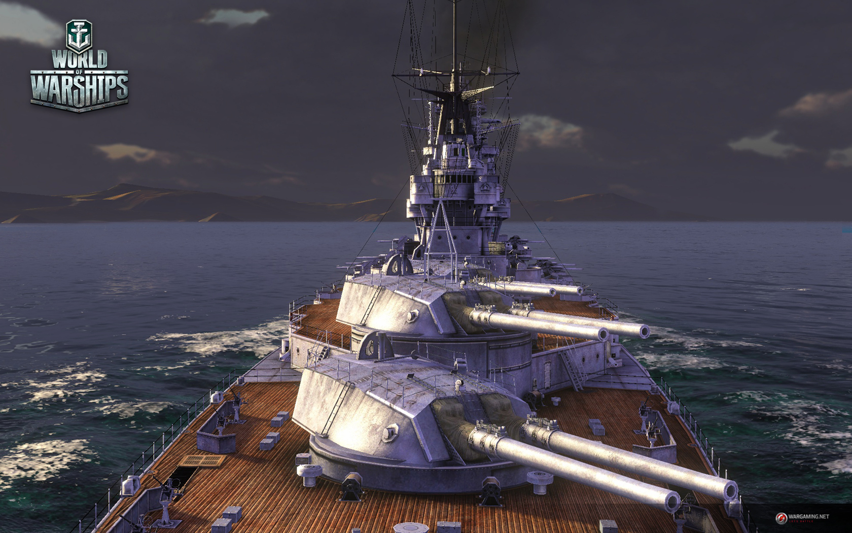 画像集一覧 Gamescom 戦艦 長門 の主砲が火を噴き 駆逐艦 吹雪 が縦横無尽に航行 World Of Warships のデモプレイで新情報が次々と明らかに