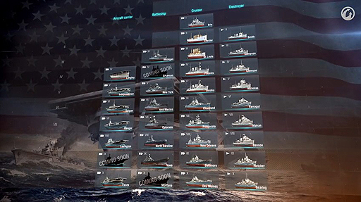 World Of Warships の開発者日記第4弾では米国艦船を紹介 Cbtでは登場していないアイオワ モンタナ級戦艦や戦艦ツリーも