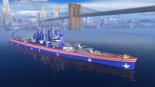 画像ギャラリー No.001のサムネイル画像 / 「World of Warships」,「アズールレーン」とのコラボレーション迷彩の販売を開始