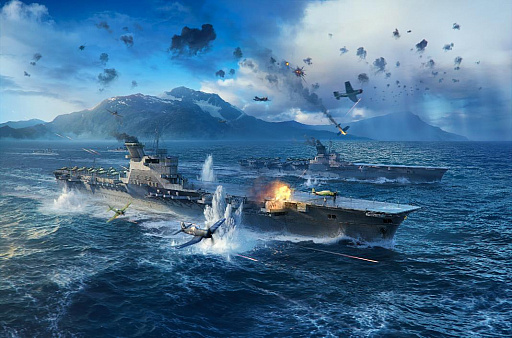 World Of Warships 空母の操作性を大きく変えるアップデートを本日実施