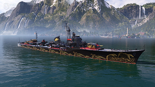 画像ギャラリー No.003のサムネイル画像 / 「World of Warships」,ノートPCやAmazonギフト券が抽選で当たるGWキャンペーンが開催。漆塗り風迷彩の販売も