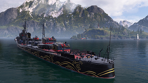 画像ギャラリー No.005のサムネイル画像 / 「World of Warships」,ノートPCやAmazonギフト券が抽選で当たるGWキャンペーンが開催。漆塗り風迷彩の販売も