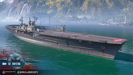 World Of Warships 最新アップデートでドイツ空母を実装