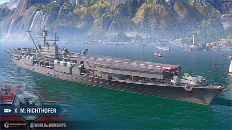 World Of Warships 最新アップデートでドイツ空母を実装