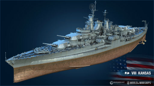 World Of Warships にアメリカ戦艦が登場 Kansasとminnesotaを入手しよう