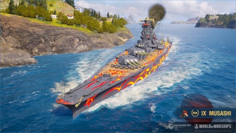 World Of Warships にtvアニメ 蒼き鋼のアルペジオ の戦艦 Arp Yamato と重巡洋艦 Arp Maya が登場 Musashi用のコラボ迷彩も