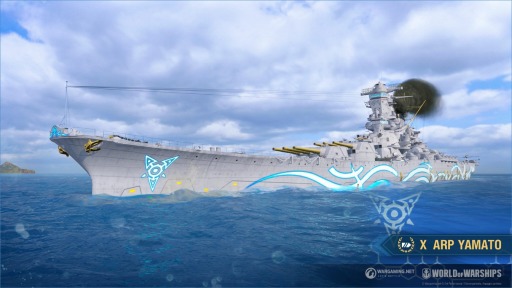 World Of Warships にtvアニメ 蒼き鋼のアルペジオ の戦艦 Arp Yamato と重巡洋艦 Arp Maya が登場 Musashi用のコラボ迷彩も