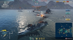 ���������꡼ No.001�Υ���ͥ������ / ��World of Warships�פ�Epic Games���ȥ����ۿ����ꡣ300�ɰʾ����˾�δ�������륪��饤���異�������