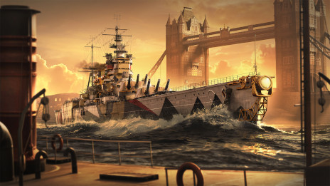 画像集#001のサムネイル/「World of Warships」，イギリスの巡洋戦艦が7月14日のアップデートでアーリーアクセスに登場。新イベント“工業の巨人達”も開催に
