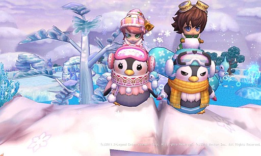 画像ギャラリー No.006のサムネイル画像 / 「晴空物語」，騎乗ペット「もこマフペンギン」がスターチャレンジに登場