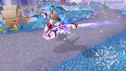 画像ギャラリー No.005のサムネイル画像 / 「ミルキー・ラッシュ」，新たな騎乗ペットとして「蒼龍」が8月27日に登場