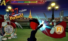 画像ギャラリー No.018のサムネイル画像 / 最初はDS向けに開発されていたという「リズム怪盗R」。プロデューサーの中村 俊氏へのインタビューと,対戦モードのプレイムービーを掲載