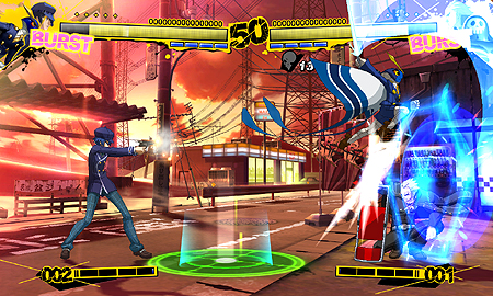 画像ギャラリー No.025のサムネイル画像 / 「ペルソナ4 ジ・アルティメット イン マヨナカアリーナ」最新情報。各キャラの超必殺技・覚醒超必殺技および,ステージの内容が明らかに