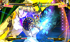 画像ギャラリー No.031のサムネイル画像 / 「ペルソナ4 ジ・アルティメット イン マヨナカアリーナ」最新情報。各キャラの超必殺技・覚醒超必殺技および,ステージの内容が明らかに