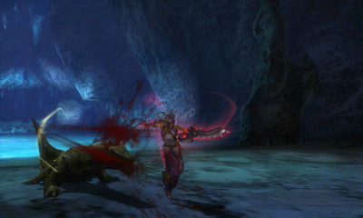 画像ギャラリー No.009のサムネイル画像 / 3DS「モンスターハンター3(トライ)G」,水中でのアクションも気になる武器カテゴリ6種類の概要を公開