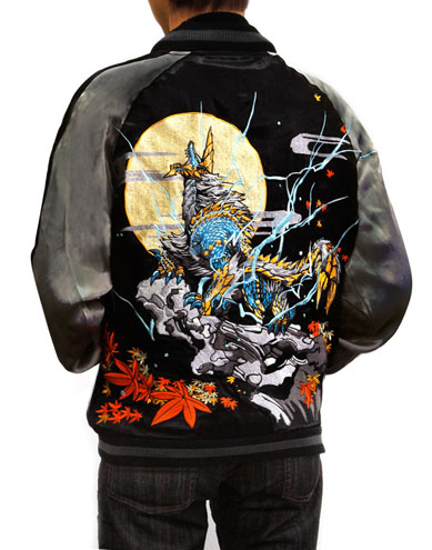 【※絶版・希少※】モンスターハンター スカジャン ジンオウガ L 絶版・希少※】モンスターハンター スカジャン ジンオウガ L