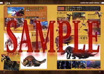 画像ギャラリー No.013のサムネイル画像 / 「カプ本 Vol.5」に「モンスターハンター4」の解説が掲載。初公開の設定資料も