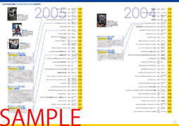 画像ギャラリー No.002のサムネイル画像 / 「カプ本 Vol.6」の特典冊子「カプコン30年ゲーム年表」の一部内容が公開に
