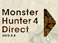 ǤŷƲ���ץ쥼�������Monster Hunter 4 Direct�פ�9��8��20��00����ۿ���ñ�쥽�եȤ˥ե�����������Nintendo Direct���꡼��