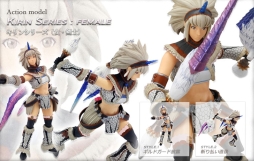 画像ギャラリー No.002のサムネイル画像 / 「モンハン」の可動式フィギュアが登場。第1弾「ゴアシリーズ（男・剣士）」「キリンシリーズ（女・剣士）」は2014年春に発売