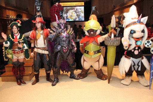 画像集#030のサムネイル/「モンスターハンターフェスタ’13」の決勝大会が開催。「モンスターハンター4」の狩王が決定,「4G」も発表された会場の模様をレポート