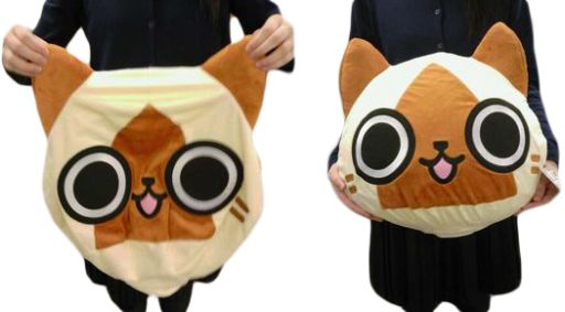 画像ギャラリー No.001のサムネイル画像 / 「モンハン」空気で膨らむアイルーのぬいぐるみなどがAM施設で4月下旬登場