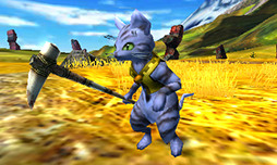 画像ギャラリー No.003のサムネイル画像 / 「モンスターハンター・ザ・リアル 2014」会場で，オトモアイルー“ユニバー”の配信が決定