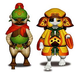 画像集#002のサムネイル/「モンスターハンター4」オトモアイルー達の 「ネコ式火竜車」がRCで登場