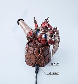 画像集#007のサムネイル/「モンスターハンター」の武器ガンランスを再現したUSB卓上ファンが登場