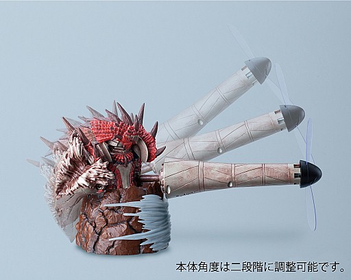 画像集#010のサムネイル/「モンスターハンター」の武器ガンランスを再現したUSB卓上ファンが登場