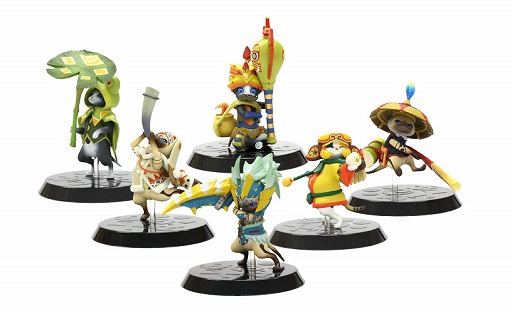 モンスターハンター」のマスコット「オトモアイルー」フィギュア第2弾 モンスターハンター」のマスコット「オトモアイルー」フィギュア第2弾