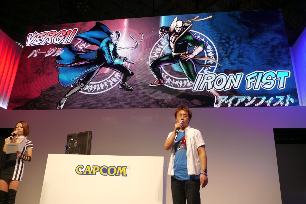 画像集no 002 Tgs 11 Ultimate Marvel Vs Capcom 3 に新キャラ バージル アイアンフィスト が参戦 Neo G Vs セス キリアン のガチ対決も披露されたステージイベント